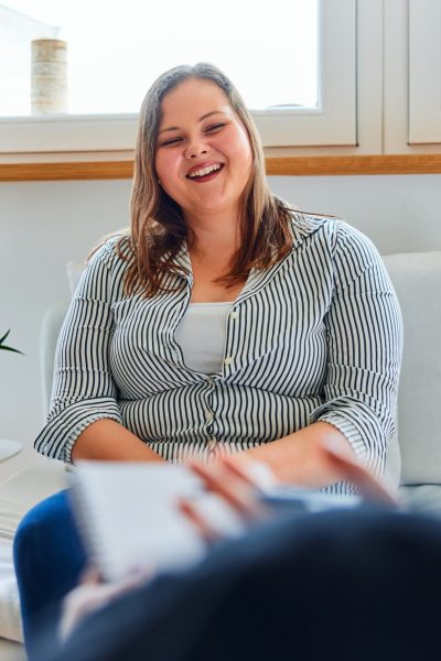 Client receiving supportive care during drug detox at Uplift Recovery